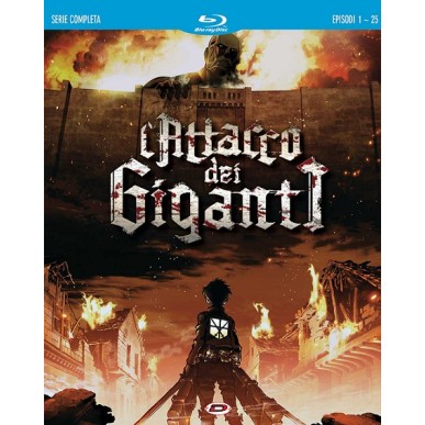 L'ATTACCO DEI GIGANTI STAGIONE 1 COMPLETA EPISODI 1-25  BLU-RAY