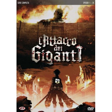 L'ATTACCO DEI GIGANTI STAGIONE 1 COMPLETA EPISODI 1-25  DVD