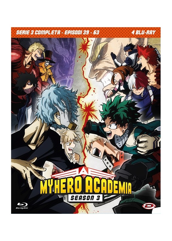 My Hero Academia - Stagione 03 The Complete Series (Eps 39-63) (4 Blu-Ray)