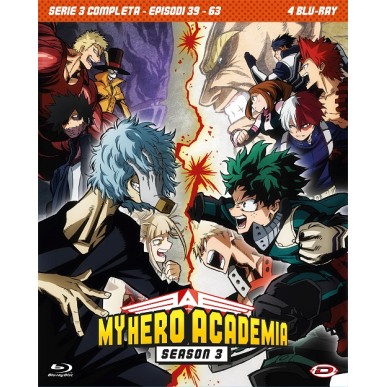 My Hero Academia - Stagione 03 The Complete Series (Eps 39-63) (4 Blu-Ray)