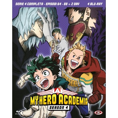 My Hero Academia - Stagione 04 The Complete Series (Eps 64-88+2 Oav) (4 Blu-Ray)