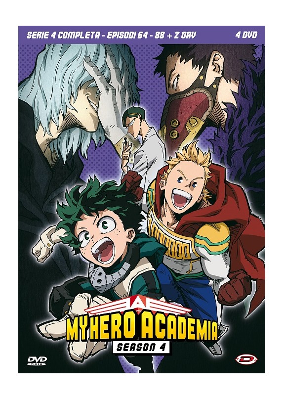 My Hero Academia - Stagione 04 The Complete Series (Eps 64-88+2 Oav) (4 Dvd)