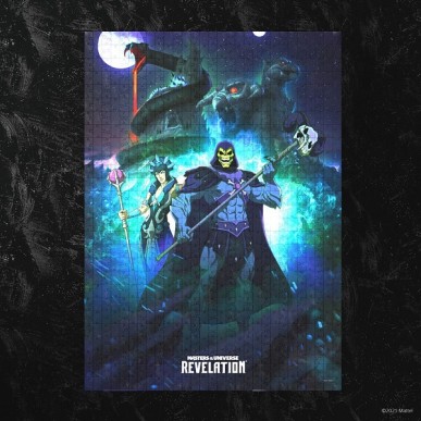 MASTERS OF THE UNIVERSE: REVELATION PUZZLE SKELETOR AND EVIL-LYN