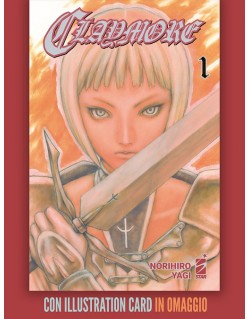 CLAYMORE NEW EDITION N.1 CON ILLUSTRATION CARD DI "ARIADNE IN THE BLUE SKY" IN OMAGGIO