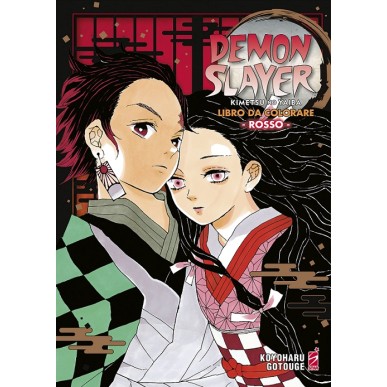 DEMON SLAYER - KIMETSU NO YAIBA LIBRO DA COLORARE - ROSSO N. 1