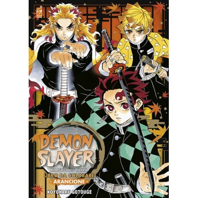 DEMON SLAYER - KIMETSU NO YAIBA LIBRO DA COLORARE - ARANCIONE N. 3