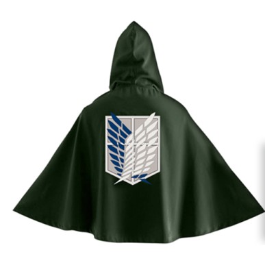 ATTACK ON TITAN OFFICIAL GREEN CAPE