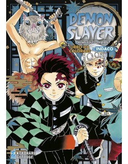 DEMON SLAYER - KIMETSU NO YAIBA LIBRO DA COLORARE - INDACO