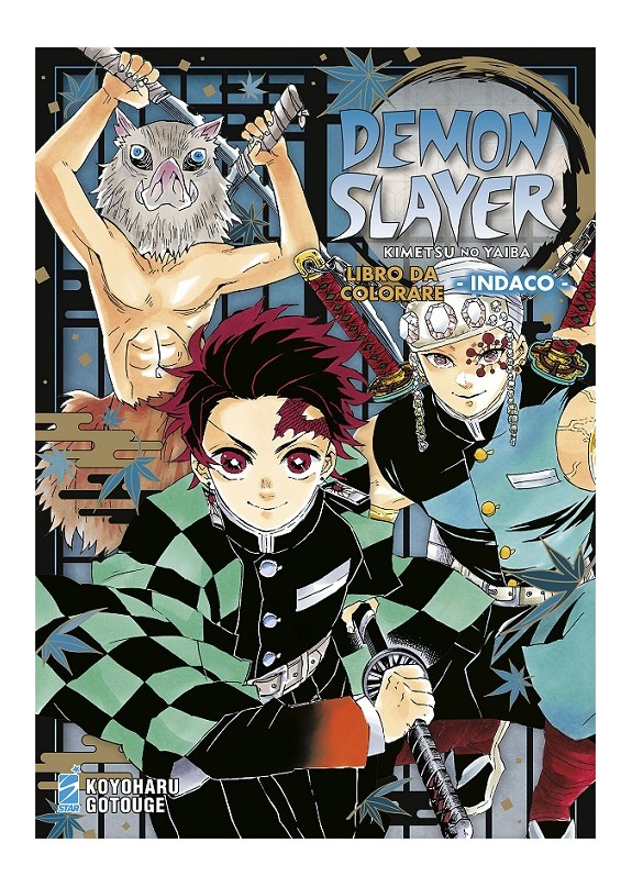 DEMON SLAYER - KIMETSU NO YAIBA LIBRO DA COLORARE - INDACO