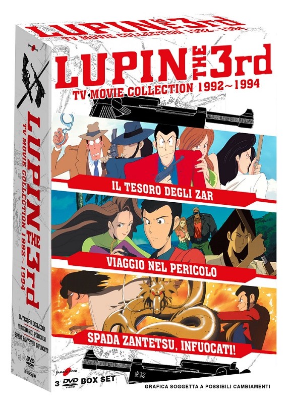 Lupin III - Tv Movie Collection 1992-1994 (3 Dvd)