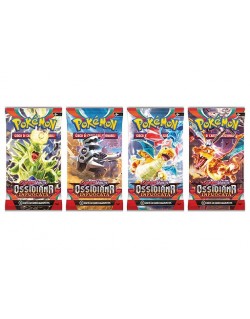 POKEMON SCARLATTO E VIOLETTO - OSSIDIANA INFUOCATA BUSTINA 10 CARTE