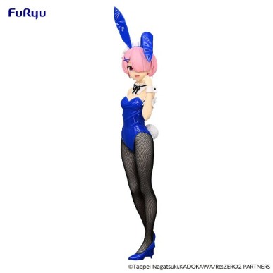 Re Zero Ram Blue Bicute Bunnies Figure