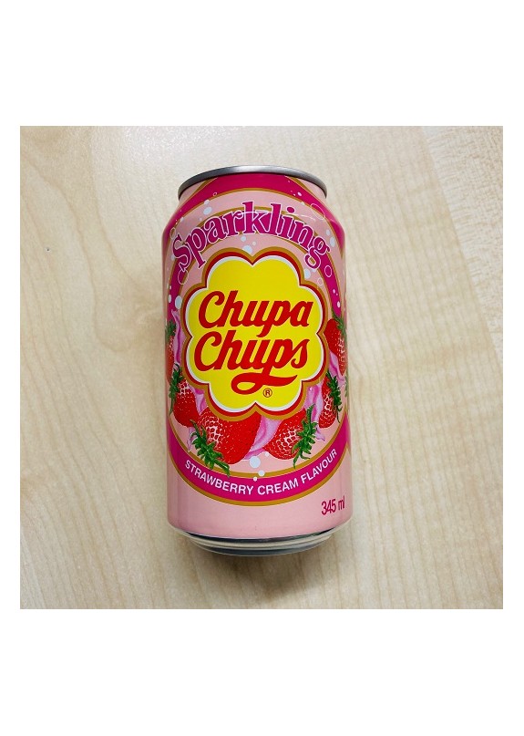 CHUPA CHUPS STRAWBERRY CREAM LATTINA 345ml