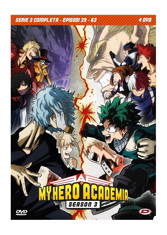 My Hero Academia - Stagione 03 The Complete Series (Eps 39-63) (4 Dvd)