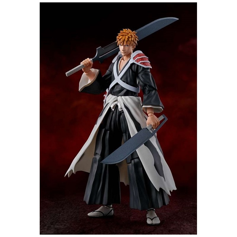 Bleach Ichigo Kurosaki Dual Zangetsu Shf