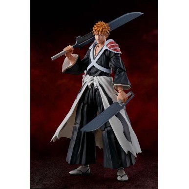 Bleach Ichigo Kurosaki Dual Zangetsu Shf