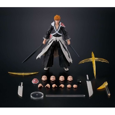 Bleach Ichigo Kurosaki Dual Zangetsu Shf