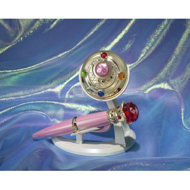 Sailor Moon Transformation Brooch & Disguise Pen Proplica Set Brilliant Color Ed