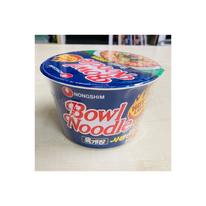 NONGSHIM BOWL HOT & SPICY NOODLES 100gr