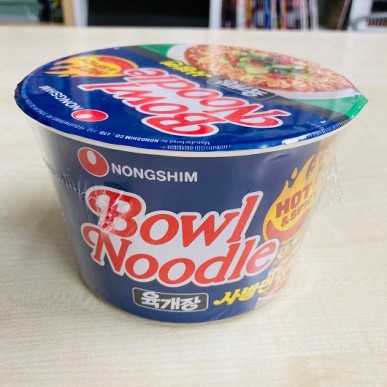 NONGSHIM BOWL HOT & SPICY NOODLES 100gr