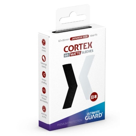 CORTEX PROTEGGI CARTE MINI 60 BUSTINE BLACK