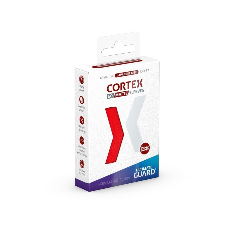 CORTEX PROTEGGI CARTE MINI 60 BUSTINE RED