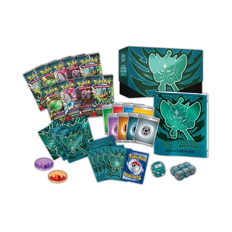 POKEMON SCARLATTO E VIOLETTO CREPUSCOLO MASCHERATO SET ALLENATORE FUORICLASSE (RANDOM)