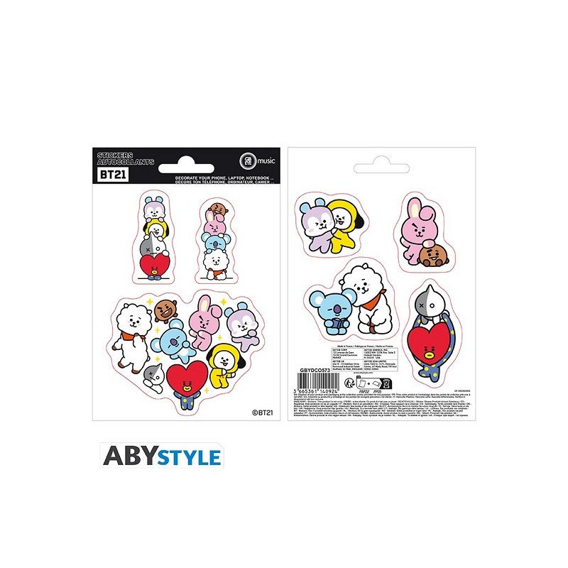 BT21 Stickers Set 1 (16x11cm)