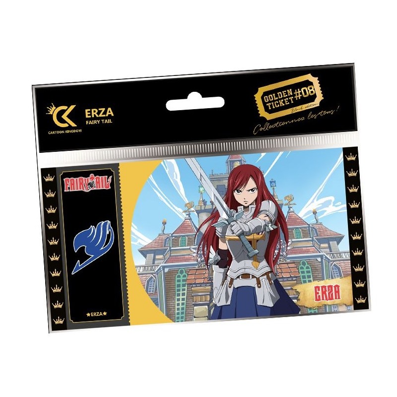 FAIRY TAIL - GOLDEN TICKET BLACK EDITION 08 - ERZA