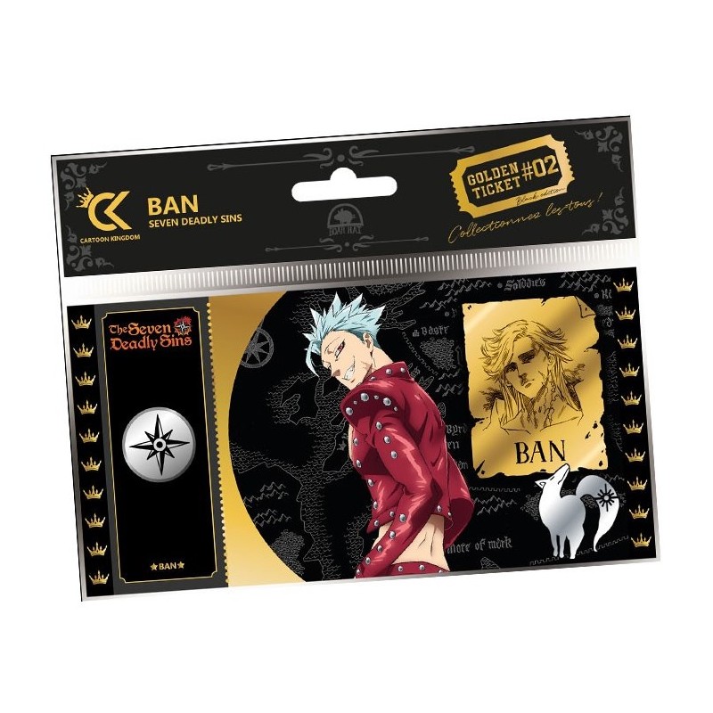 THE SEVEN DEADLY SINS - GOLDEN TICKET BLACK EDITION 02- BAN