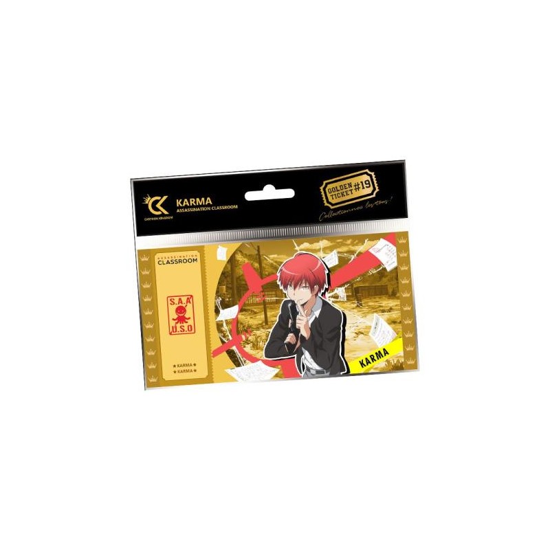 ASSASSINATION CLASSROOM - GOLDEN TICKET 19 - KARMA