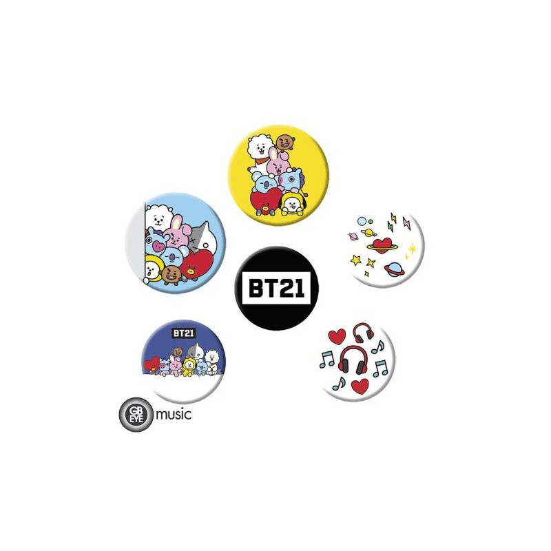 BT21 BADGE PACK MIX