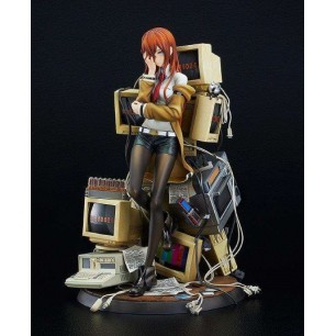 Steins Gate Kurisu Makise reading steinet statue rerun