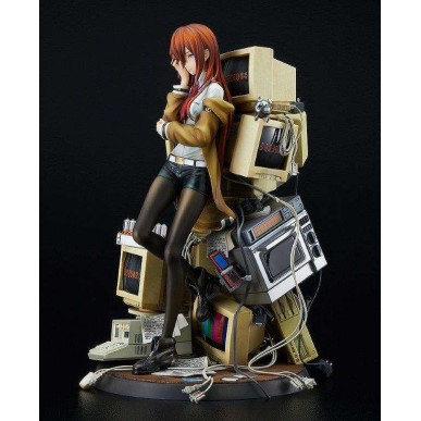 Steins Gate Kurisu Makise reading steinet statue rerun