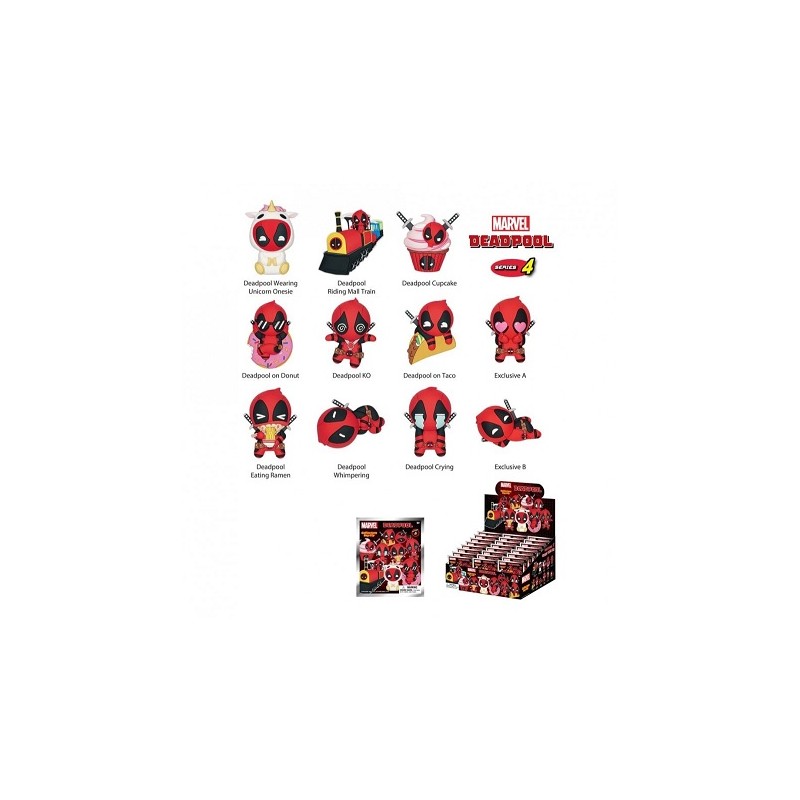 DEADPOOL 4 BAG CLIP BLIND BOX (1pz random)