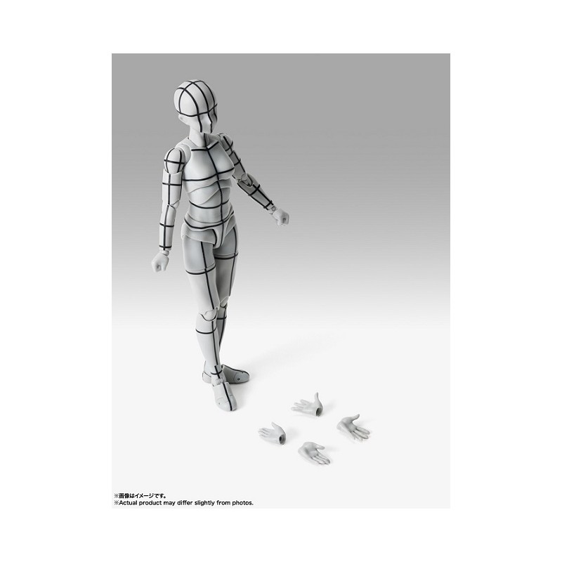 Body-chan sports wire-frame grey color shf