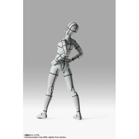 Body-chan sports wire-frame grey color shf