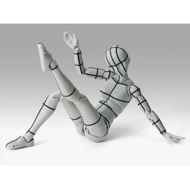 Body-chan sports wire-frame grey color shf