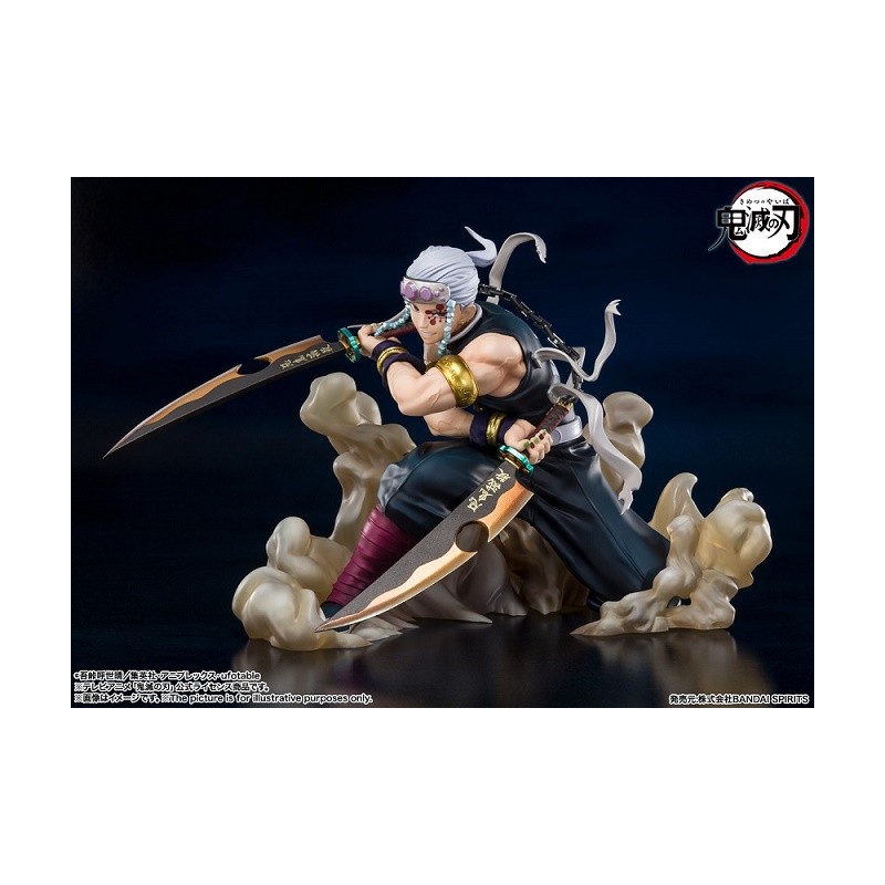 DEMON SLAYER TENGEN UZUI FIGUARTS ZERO (ESPOSTO IN VETRINA / SCATOLA CON UNO STRAPPO)